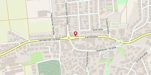 Karte der Umgebung von Karlstraße 2, 71394 Kernen
