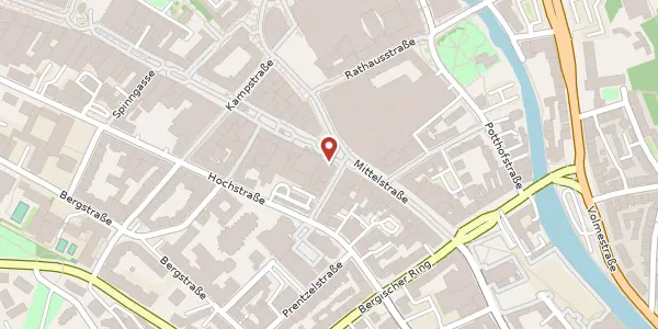 Karte der Umgebung von Elberfelder Str. 1, 58095 Hagen