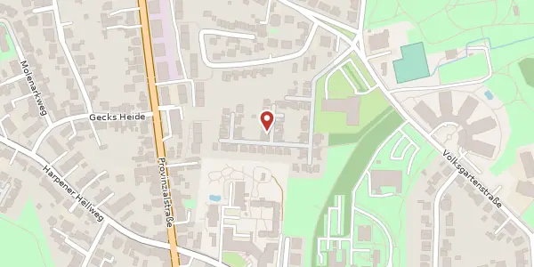 Karte der Umgebung von Fehmarnbeltweg 21, 44388 Dortmund