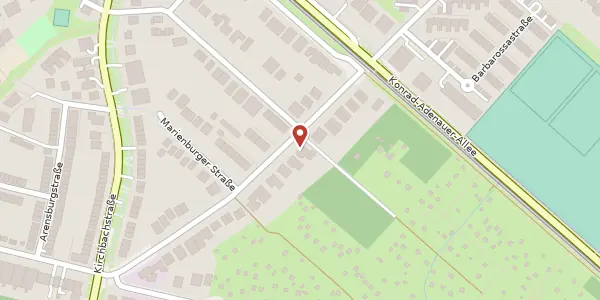 Karte der Umgebung von Ostpreußische Straße 14, 28211 Bremen