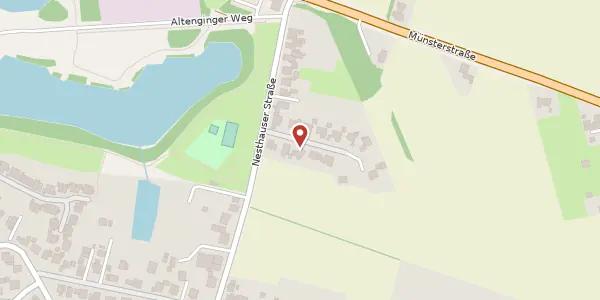 Karte der Umgebung von Nesthauser Str. 64 c, 33106 Paderborn