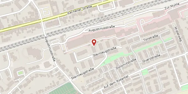Karte der Umgebung von Steinzeugstraße 40, 50226 Frechen