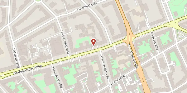 Karte der Umgebung von Grafenberger Allee 120, 40237 Düsseldorf