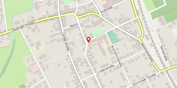 Karte der Umgebung von Gartenstraße 11, 04683 Naunhof