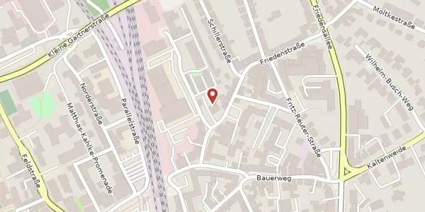 Karte der Umgebung von Friedenstraße 7, 25335 Elmshorn