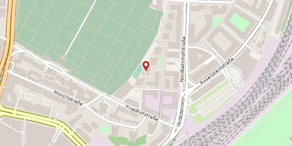 Karte der Umgebung von Friedhofstraße 24, 70191 Stuttgart