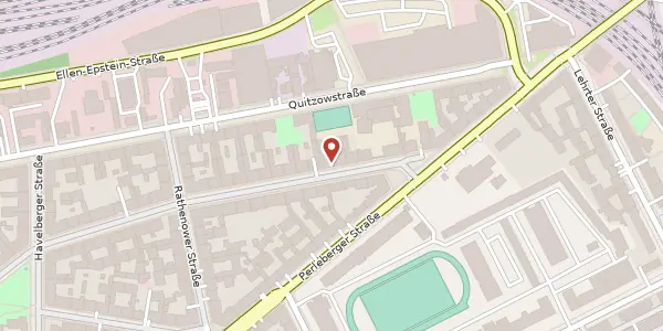 Karte der Umgebung von Stephanstraße 6, 10559 Berlin