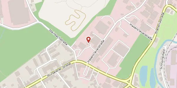 Karte der Umgebung von Hasencleverstr. 5-7, 52222 Stolberg