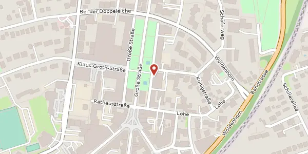 Karte der Umgebung von Große Straße 23-25, 22926 Ahrensburg