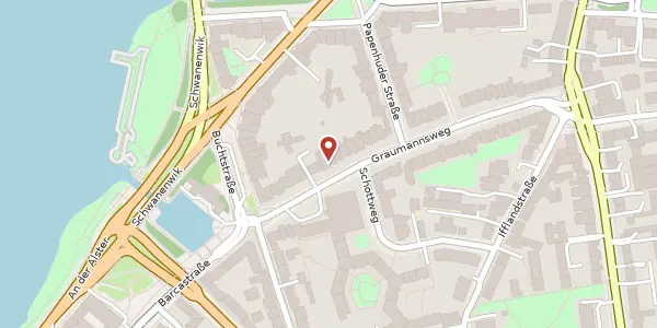 Karte der Umgebung von Graumannsweg 19, 22087 Hamburg