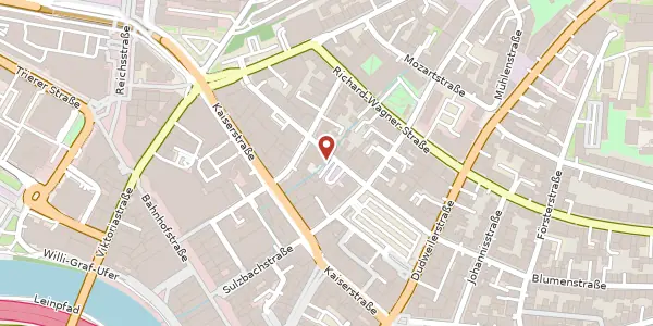 Karte der Umgebung von Beethovenstraße 24, 66111 Saarbrücken