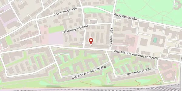 Karte der Umgebung von Ladehofstr. 28, 93049 Regensburg