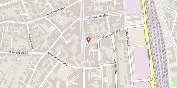Karte der Umgebung von Goethestraße 2, 51379 Leverkusen