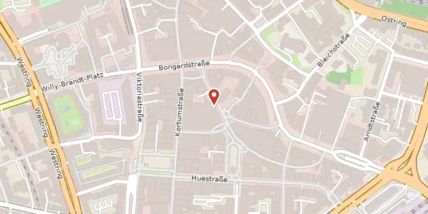 Karte der Umgebung von Kortumhaus/Grabenstr. 12, 44787 Bochum