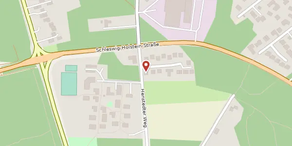Karte der Umgebung von Henstedter Weg 64, 22844 Norderstedt