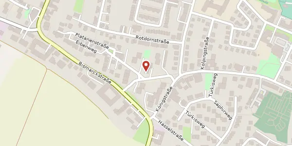 Karte der Umgebung von Platanenstr. 23, 41564 Kaarst