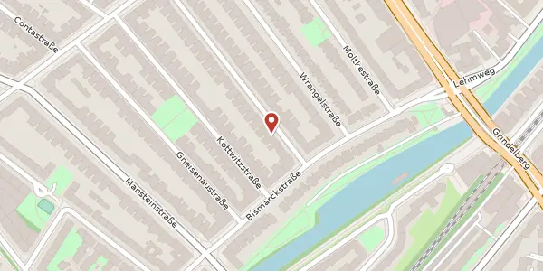 Karte der Umgebung von Roonstraße 7, 20253 Hamburg