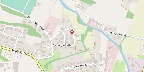 Karte der Umgebung von Siedlungsstraße 9, 03096 Burg (Spreewald)