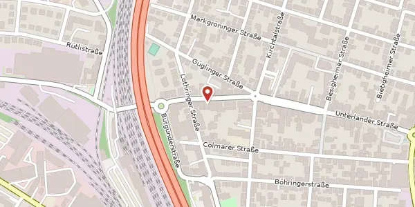 Karte der Umgebung von Unterländerstraße 71, 70435 Stuttgart