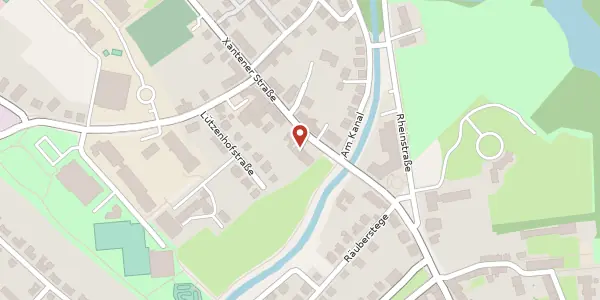 Karte der Umgebung von Xantener Str. 22, 47495 Rheinberg