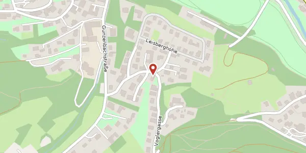 Karte der Umgebung von Voglergasse 4 b, 76530 Baden-Baden