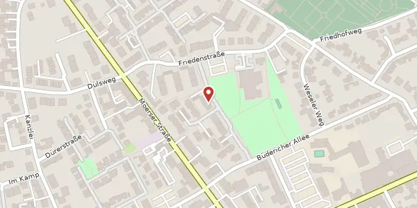 Karte der Umgebung von Hermann-Unger-Allee 60, 40667 Meerbusch