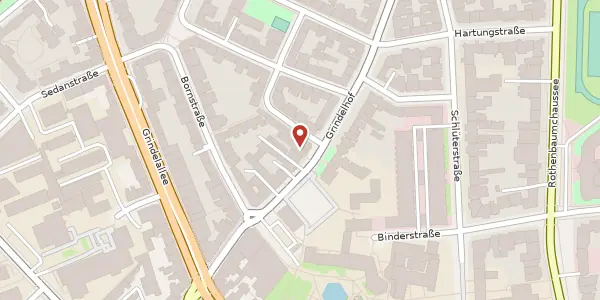 Karte der Umgebung von Grindelhof 37, 20146 Hamburg