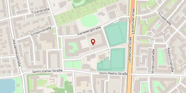 Karte der Umgebung von Braganzastr. 4, 80637 München
