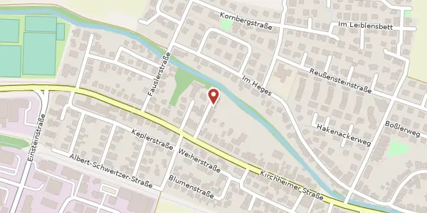 Karte der Umgebung von Sägmühlestraße 8, 73230 Kirchheim/Teck