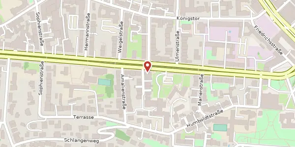 Karte der Umgebung von Wilhelmshöher Allee 23, 34117 Kassel