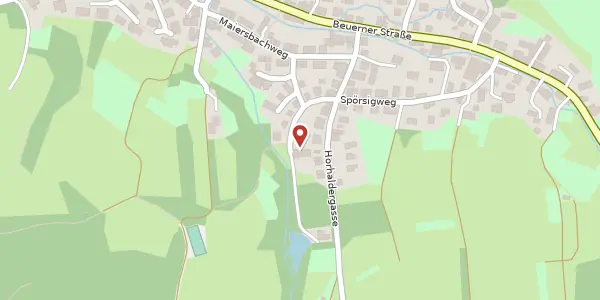 Karte der Umgebung von Laubengrundweg 9, 76534 Baden-Baden