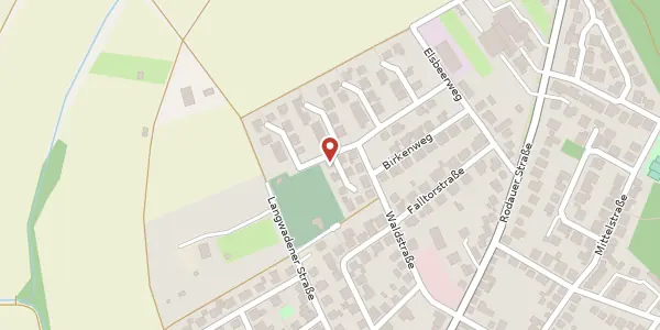 Karte der Umgebung von Waldmeisterweg 1, 64625 Bensheim