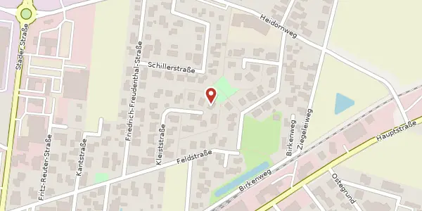 Karte der Umgebung von Kleiststraße 23, 27419 Sittensen
