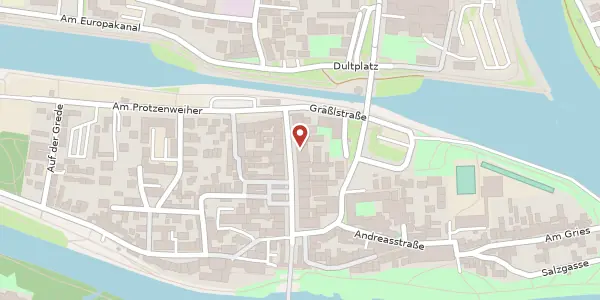 Karte der Umgebung von Stadtamhof 18, 93059 Regensburg