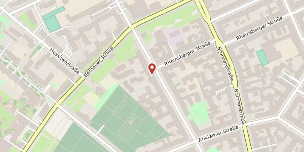 Karte der Umgebung von Strelitzer Straße 55, 10115 Berlin