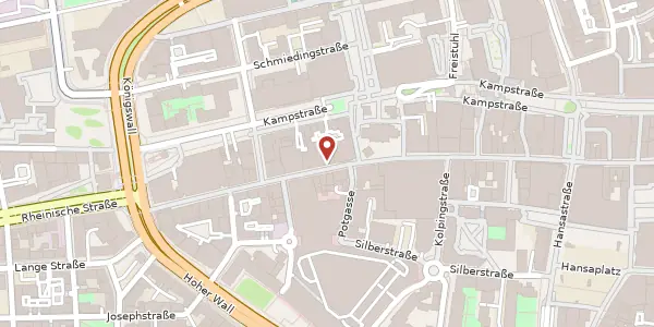 Karte der Umgebung von Westenhellweg 83, 44137 Dortmund