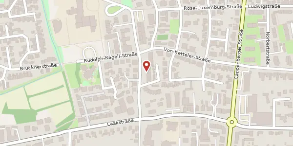 Karte der Umgebung von Rudolph-Nagell-Str. 24, 44534 Lünen