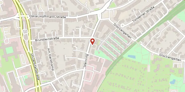 Karte der Umgebung von Steinring 45 a, 44789 Bochum