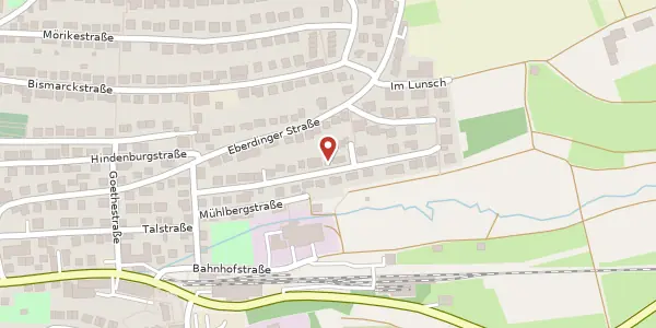 Karte der Umgebung von Mühlbergstraße 17/1, 71287 Weissach