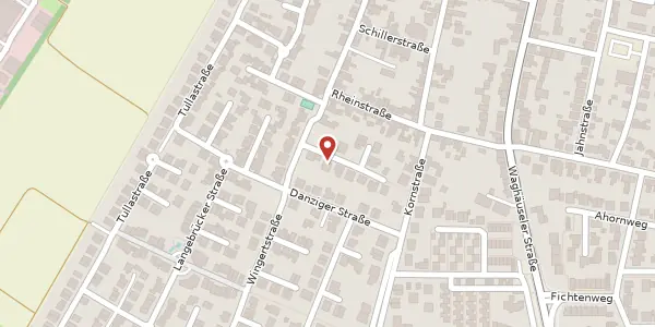 Karte der Umgebung von Breslauer Str. 2, 68809 Neulußheim