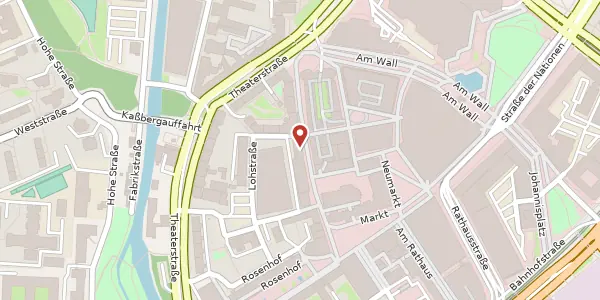 Karte der Umgebung von Innere Klosterstraße 13, 09111 Chemnitz