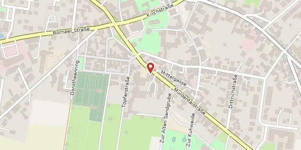 Karte der Umgebung von Muldentalstraße 66, 04288 Leipzig