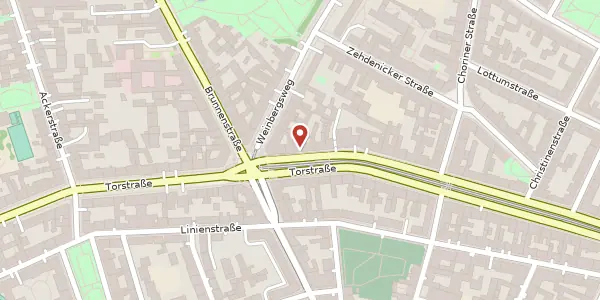 Karte der Umgebung von Torstraße 115, 10119 Berlin