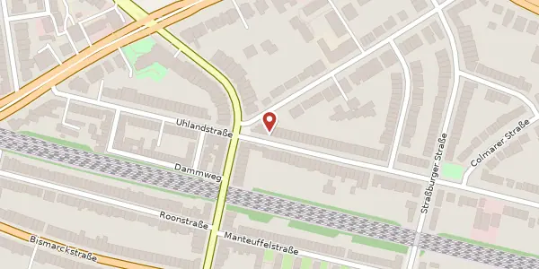 Karte der Umgebung von Elsasser Str. 6, 28211 Bremen