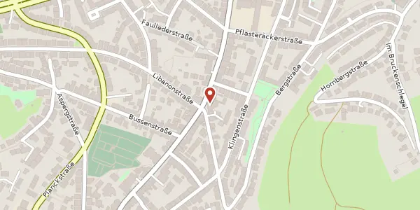 Karte der Umgebung von Gablenberger Hauptstr. 45, 70186 Stuttgart