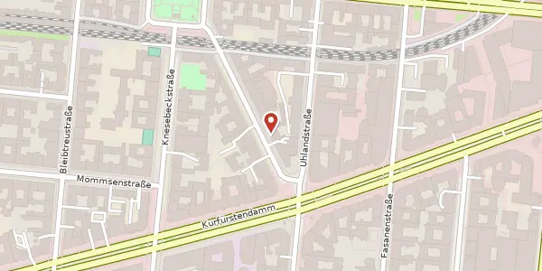 Karte der Umgebung von Grolmanstraße 39, 10623 Berlin