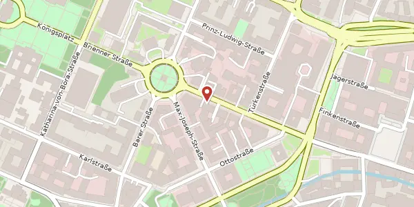 Karte der Umgebung von Brienner Str. 29, 80333 München