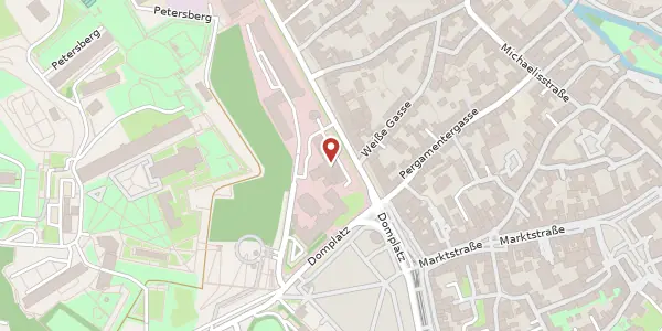 Karte der Umgebung von Andreasstraße 37 b - c, 99084 Erfurt