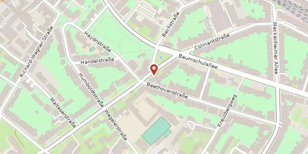 Karte der Umgebung von Beethovenplatz 8, 53115 Bonn