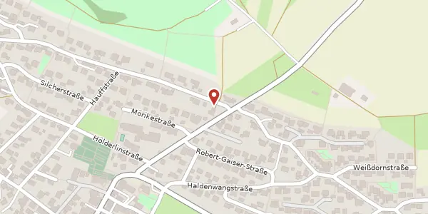 Karte der Umgebung von Theodor-Heuss-Straße 1, 75397 Simmozheim